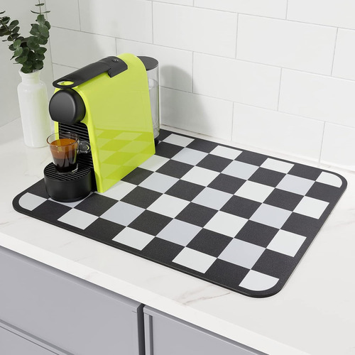 Tapete De Café Absorbente Para Secado De Platos Para Cocina