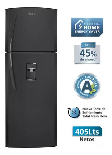 Refrigeradora No Frost 405 Litros Netos 2 Puertas Mabe