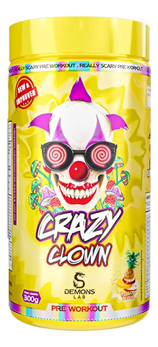 Clown Crazy 300g Freee Workout Yellow Blood - Demons Lab Abacaxi