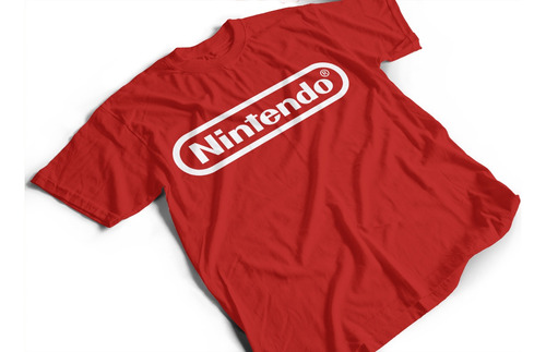 Camiseta Algodón Para Adulto Con Estampado De Nintendo