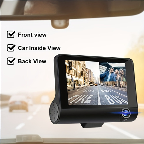 Videocámara de coche gran angular de 170° Z 1080p HD Con tarjeta de memoria de 32g