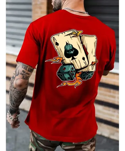 Camiseta Masculina Cartas Diverse Camisa 100% Algodão