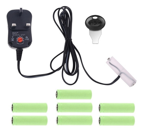 Eliminador De Batería Aa Ajustable 3v-12v Adaptador De Corri