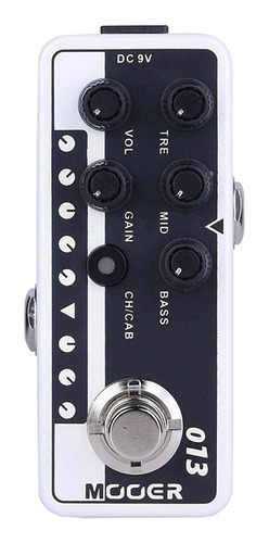 Pedal Mooer Matchbox Preamplificador Basado En Matchless C30