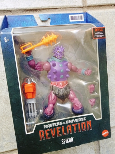 Spikor Masters Of The Universe Revelation He Man Mattel (Usado)