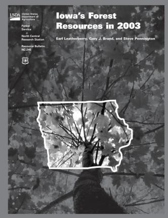 Libro Iowa's Forest Resources In 2003 - United States Dep...