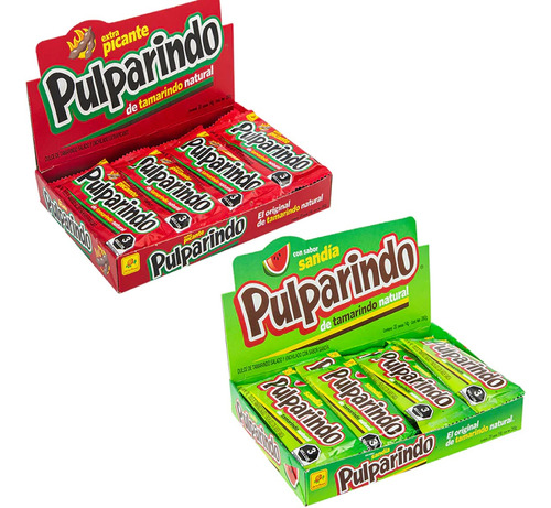 Pulparindo Mix De La Rosa Extra Picante Y Sandia 2 Pzas