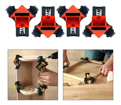 Pinza Angular En Forma De P Para Fijar A 90 Cm Con 4 Piezas