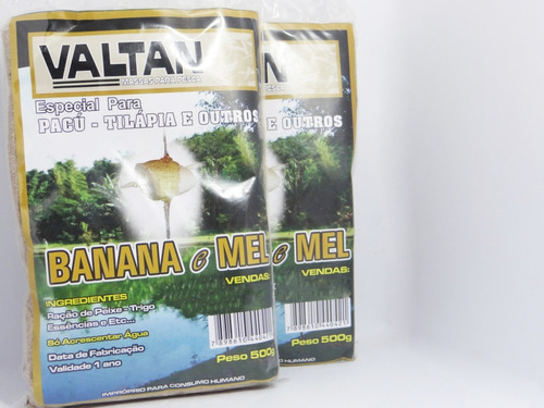 2 Ud Massas Valtan Para Pesca Banana E Mel 500g