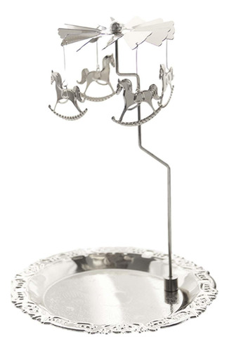 Candelabro Giratorio, Plato De 15cm Troyano Argentino