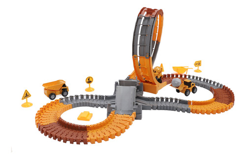 Juguete De Construcción De Pistas De Carreras Para Niños, Mo