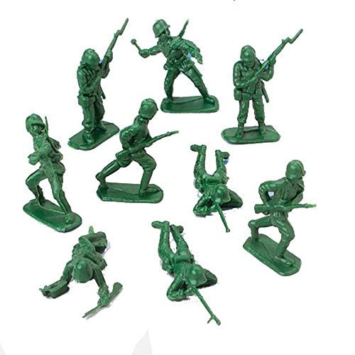 Bolso Deluxe De Juguete Clásico Soldados Del Ejército Verde 