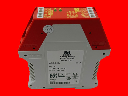 Omron Sr103am01 Relay Safety 3pst 3a 24v