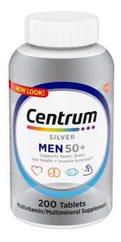 Centrum Silver Multivitaminico Hombre 50 + Sabor N/a