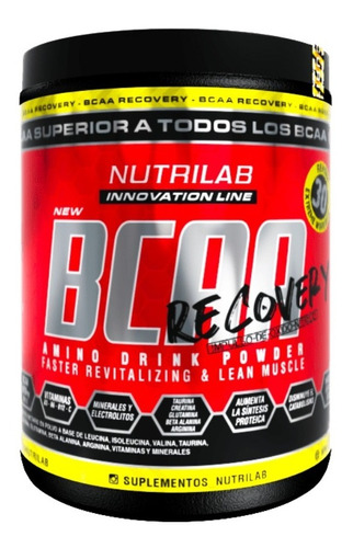 Bcaa Recovery X 300g Nutrilab Con Creatina Y Glutamina