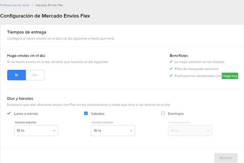Servicio Mensajeria Flex Y Turbo En El Dia Venta Hasta 18:00