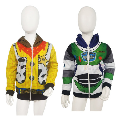 Disfraz Buzz Woody Chamarra Toy Story Cosplay Infantil