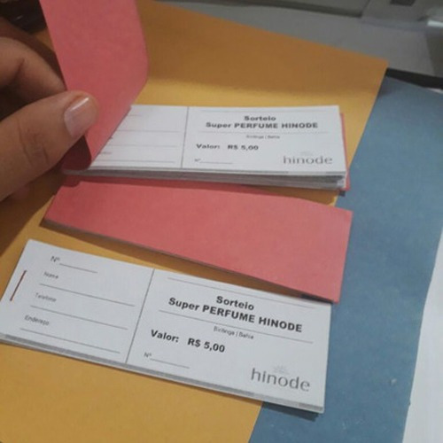 Talões Numerados - 76 Blocos Com 50 Folhas Cada