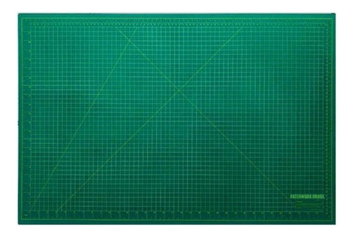 Base De Corte 90x60 A1 Patchwork, Scrapbook Verde