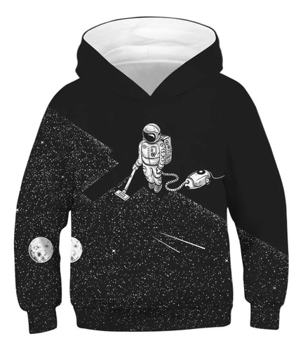 Ea Sudadera Con Estampado De Astronauta De La Nasa Para Niño