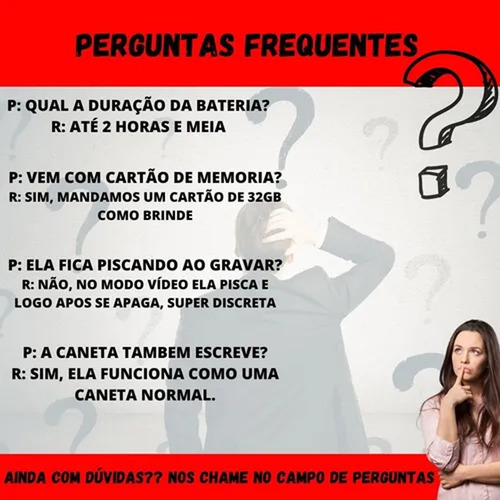 Lápiz Espía Hd, Grabador De Vídeo, Fotos Y Audio Con Bolígra