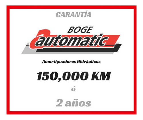 2 Amortiguadores Traseros Chevrolet Chevy 2002-2003 Boge