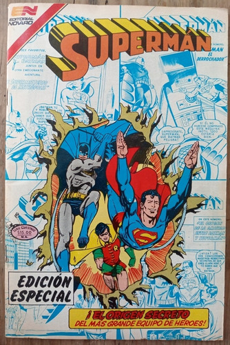Cómic Superman Novaro Especial 64 Páginas 1982