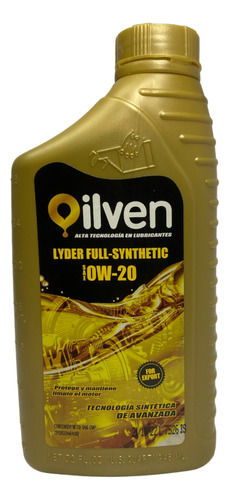 Aceite Oilven 0w20 Lyder Full Sintetico 