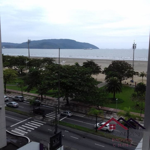 Imagem 1 de 15 de Apartamento 2 Dormitórios - Gonzaga - Santos - Vista Mar - 1650