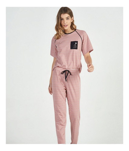 Pijama Calça Manga Longa Cor Com Amor