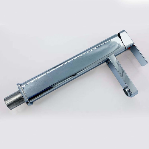 Llave Grifería Lavamanos Simple Baño Plateado Caliente Frio