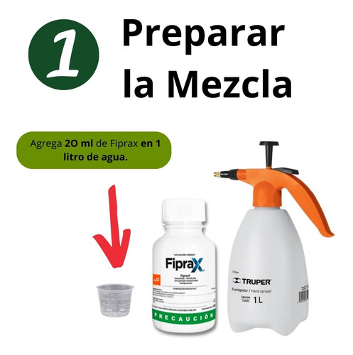 Control De Plagas Fiprax + Fumigadora + Dosificador