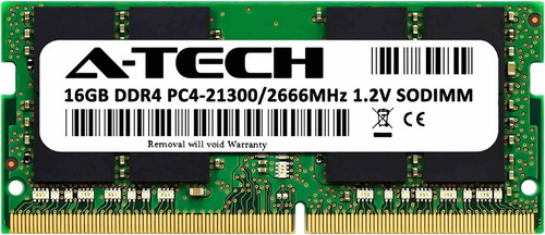 Memoria A-tech Ddr4 16gb Pc4-21300 2666mhz 260 Pin Laptop