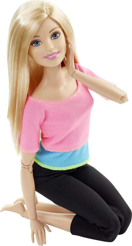 Muñeca Barbie Made To Move Yoga Pink Top Joya Articulada