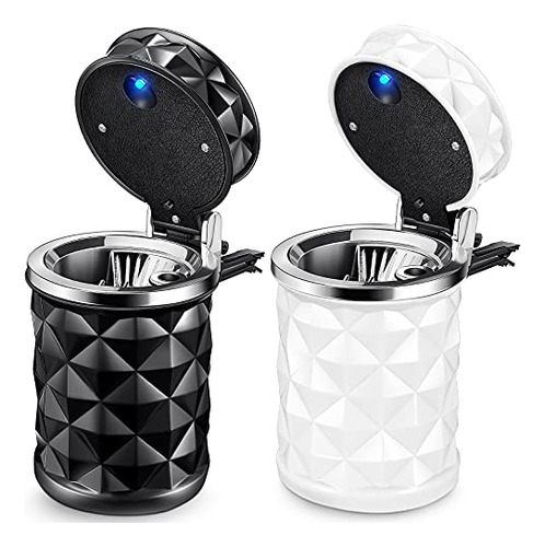 2 Pieces Car Cup Holder With Lid Car Cylinder Portable ...