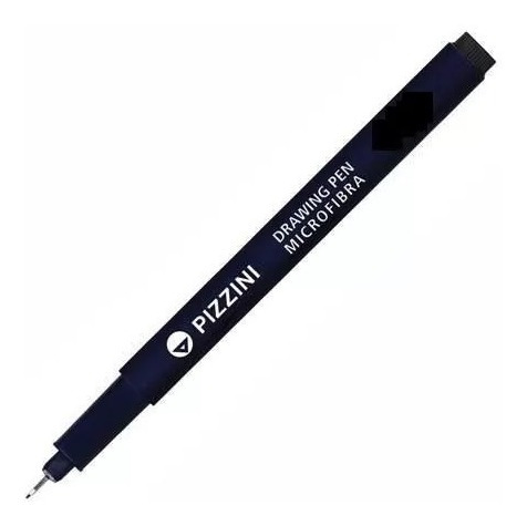 Imagen 2 de 3 de Estilografo Pizzini 0.8,0.7, Graduado Drawing Pen Microfibra