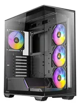 Comprar Armario para juegos Antec C3 Argb de vidrio de 4 mm, 4 ventiladores de 120 mm, color negro