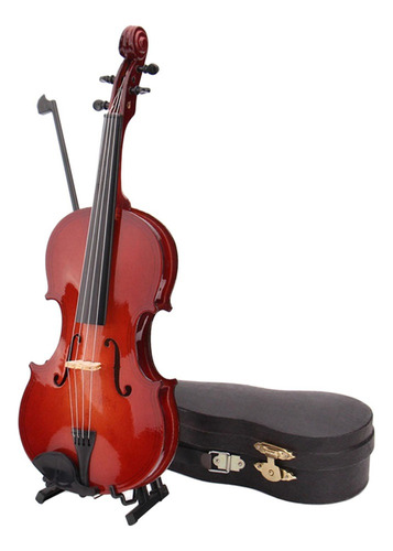 Pequeño Violín Modelo Casa De Muñecas Artesanía 7cm .