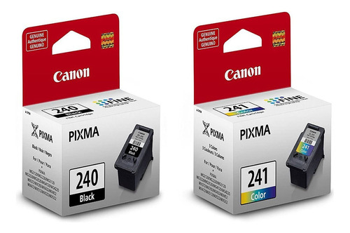 Cartuchos De Tinta De Color Canon Pixma Pg-240 Negro Y Cl-24