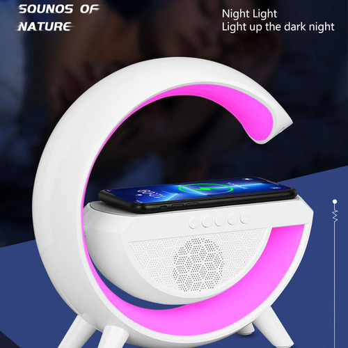 Reloj Despertador Digital De Portátil Con Recarga Rápida