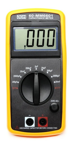 Capacimetro Digital Profesional Lcd Rango 0.1pf A 20.000mf