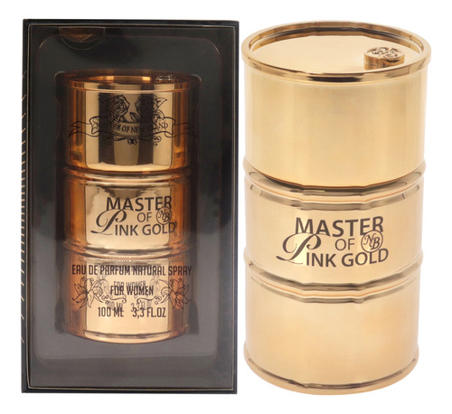 Perfume New Brand Master Of Pink Gold 100 Ml Para Mujer