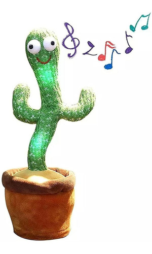 El Suave Cactus De Peluche Bailará Con 120 Canciones.