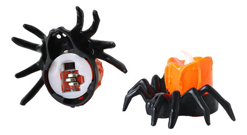 R Decoraciones Plásticas De Halloween Con Luz De Vela Led