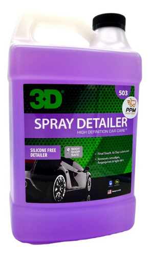 3d Spray Detailer Lubricante Para Descontaminar 1gal.