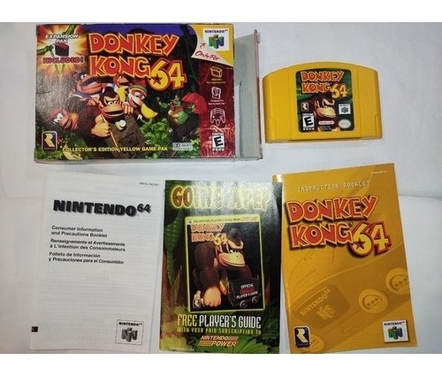 Donkey Kong 64  Caja E Instructivo De N64