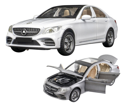 Benz Class C260l Sedán Deportivo De Lujo Miniauto Metal 1/32