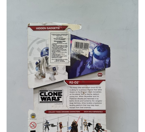 Imagen 3 de 4 de R2d2 Star Wars - The Clone Wars - Figura De Acción - Hasbro