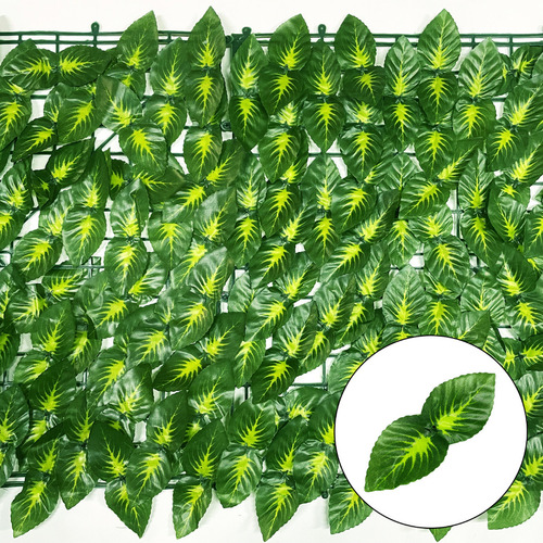 Planta Artificial Enredadera Rollo De 3x1m Dos Colores Verde