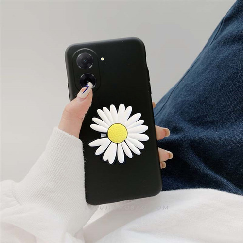 Funda Para Redmi A5 A3x Suave Silicona Crisantemo+mica
